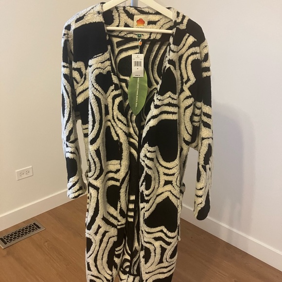 NWT Farm Rio Wild Hearts Fleece Coat - Picture 5 of 7